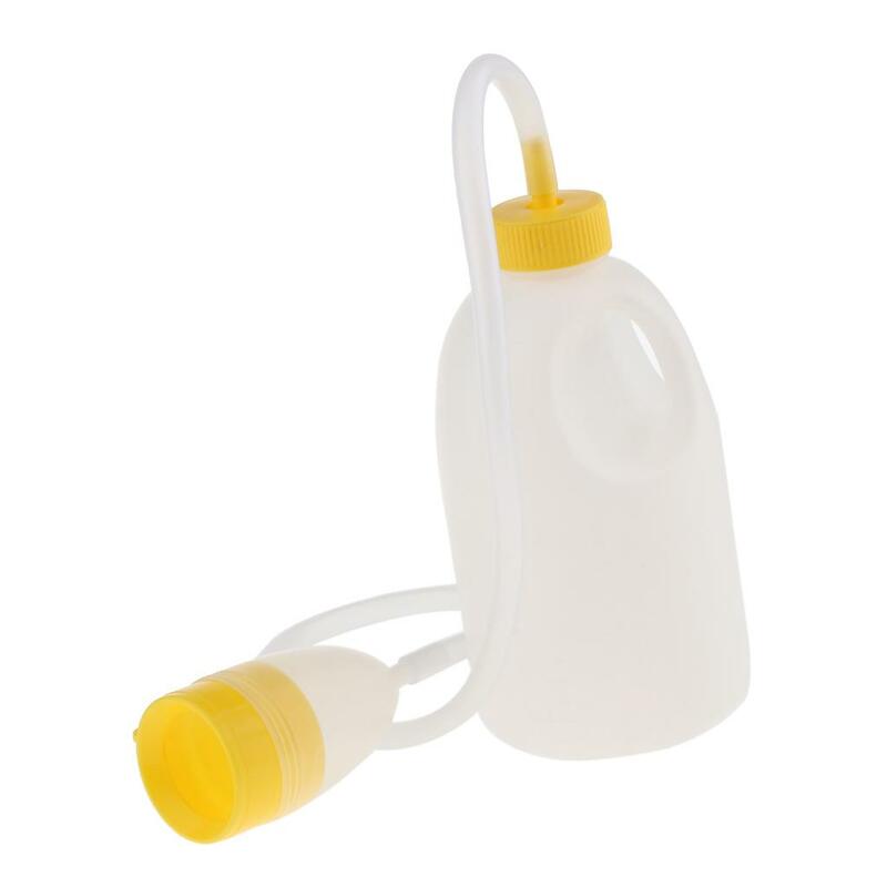 Botella urinaria portátil reutilizable para orinar masculinos, contenedor de drenaje nocturno, 1700ml