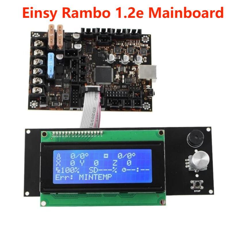 Einsy Rambo 1.2e Mainboard untuk Prusa I3 MK3 Board dengan 4 TMC2130 Driver Stepper SPI Control 4 Mosfet Switched Output