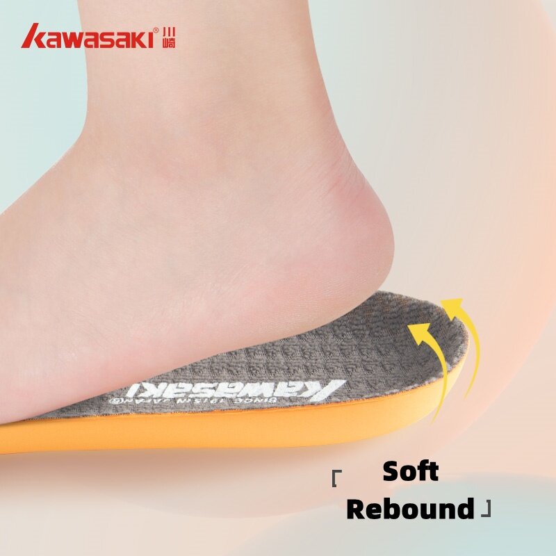 Sottopiede per scarpe traspirante antiscivolo Kawasaki sottopiede ad assorbimento degli urti adatto per Kawasaki CFT-22 CFT-27 scarpe da Badminton Sneakers
