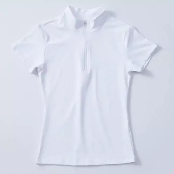 Jazda konna ubrania T-Shirt kobiety koszulki z tyłu konia jeździec letnie wyposażenie odzież z krótkim rękawem Plus Size