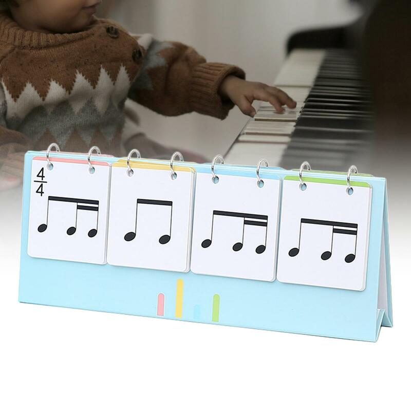Tarjeta de notación Musical para aprendizaje temprano, tarjetas educativas de entrenamiento de ritmo