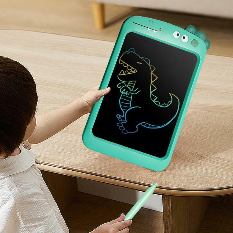 Tablet menggambar LCD untuk anak-anak, Tablet menggambar LCD 10 inci bisa digunakan kembali dengan fungsi kunci mainan prasekolah mainan papan menggambar untuk balita