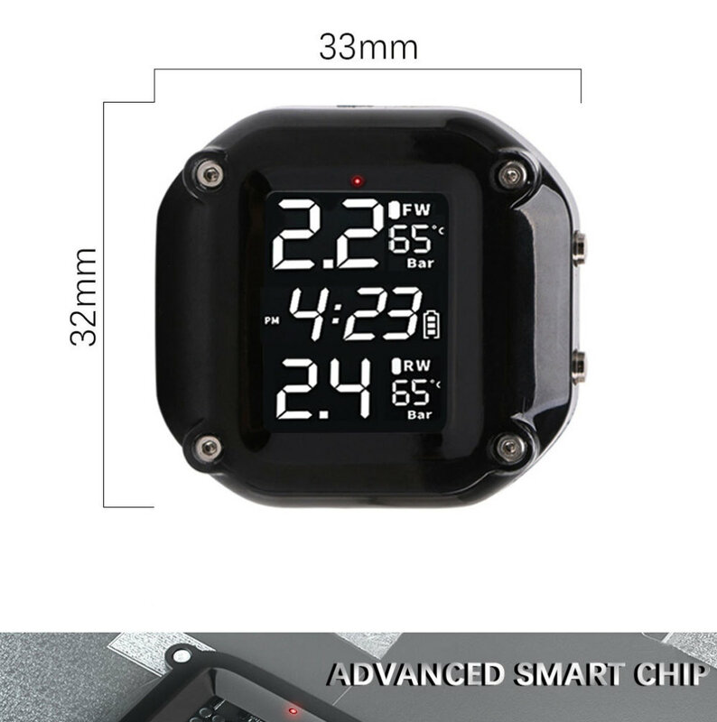 External Tire Pressure Monitor System Wireless High-precision Bluetooth Tire Pressure Monitor System Acesssories