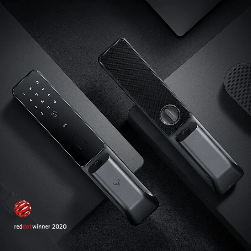 لوك S30 برو قفل الباب الذكي بصمة كلمة السر NFC الهاتف فتح التلقائي قفل الباب العمل مع شاومي Mi المنزل الذكي