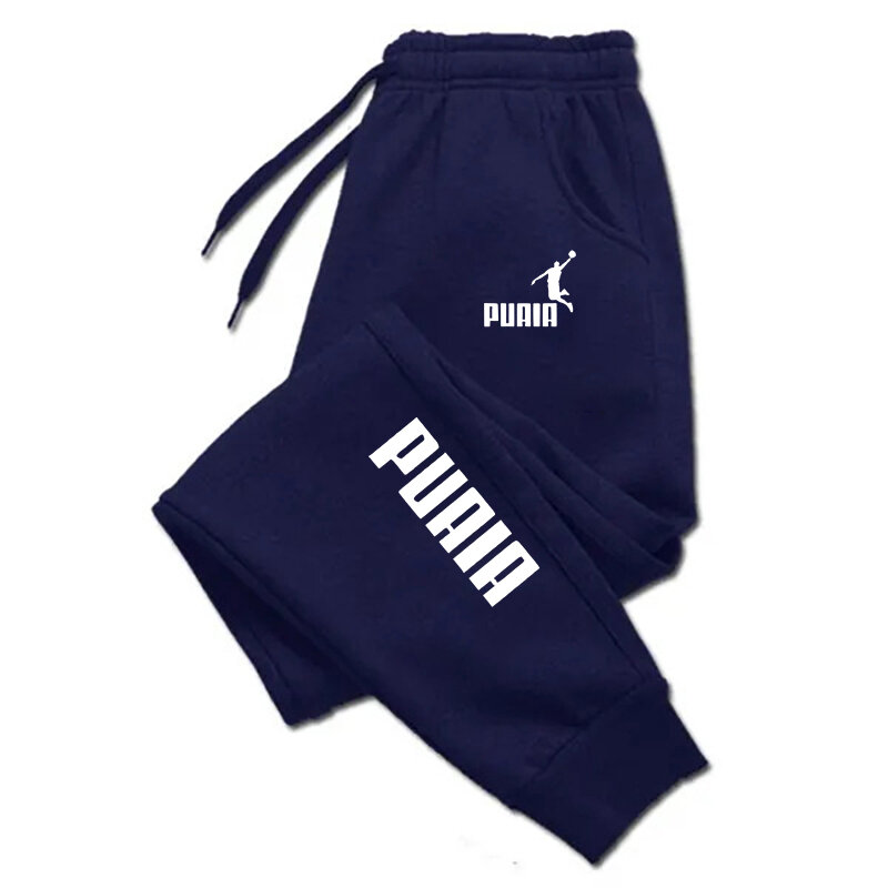 Pantalones estampados para hombre, ropa deportiva para correr, Fitness, Harajuku, otoño e invierno, novedad