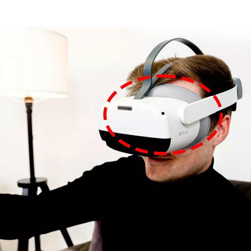 Penutup Bantalan Mata Silikon untuk Pico4 VR Penutup Kacamata Silikon Lembut Sejuk Antikeringat Penutup Bantalan Mata VR untuk Aksesori Pico4 VR