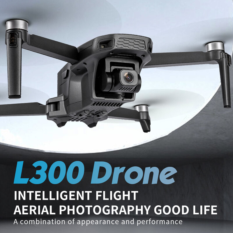 Drone GPS L300 RC 4K, caméra professionnelle HD ESC, flux optique, positionnement pliable, quadrirotor, nouveau, 2022