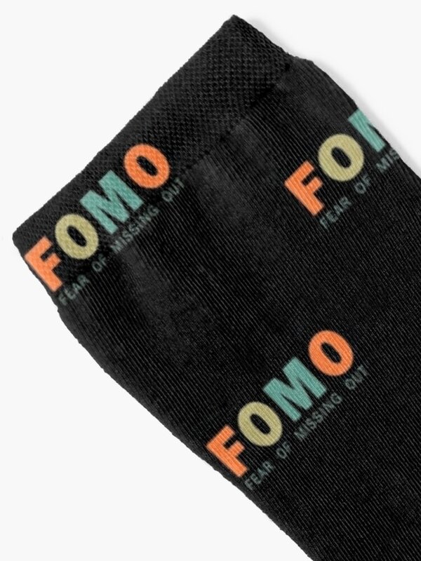 Носки Fomo removebg, забавный подарок, забавные носки, классные носки