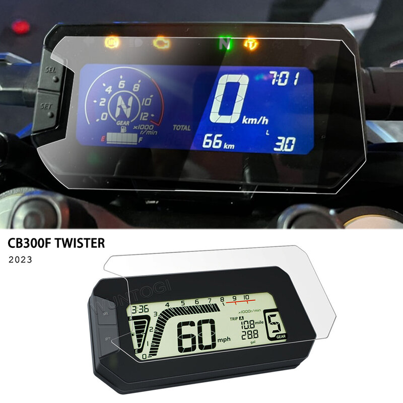 2023 CB300F Twister nuovi accessori per moto Scratch Cluster Screen pellicola per strumenti di protezione del cruscotto per Honda CRF 300F