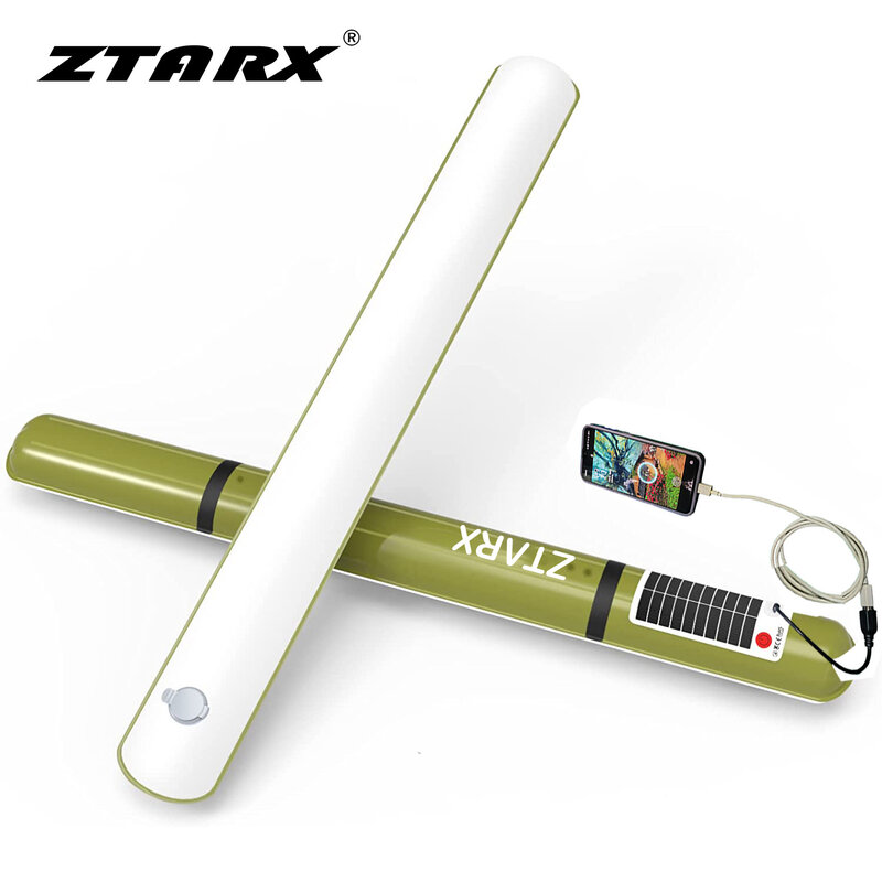 ZTARX 60-86cm portabel lipat surya 2000mah tenda lampu Kemah Ipx7 tahan air kolam renang pesta berenang malam