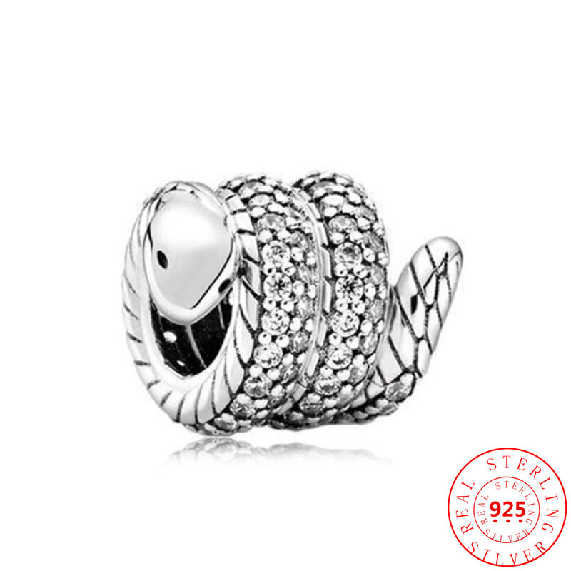 100% 925 srebro sowa-jednorożec Panda Condor królik wiewiórka moda koraliki Fit oryginalny Pandora Charms bransoletka DIY biżuteria