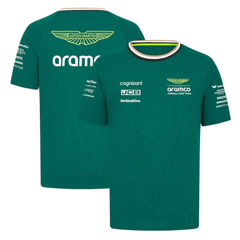 Camiseta masculina de F1 Lance Stroll Team Driver, top casual Alonso, alta qualidade, impresso em 3D, novo, Aston Martin Amis Cognizant, 2024