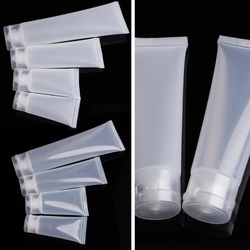 1 pz tubi portatili in plastica vuoti spremere bottiglia crema cosmetica per lozione da trasporto goccia