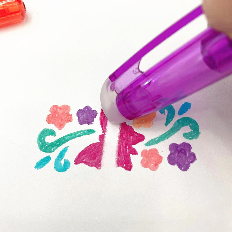 Stylos gel effaçables multicolores, stylos Kawaii, écriture créative pour étudiants, outils de dessin, fournitures scolaires de bureau, papeterie, 0.5mm, 8 pièces, 12 pièces