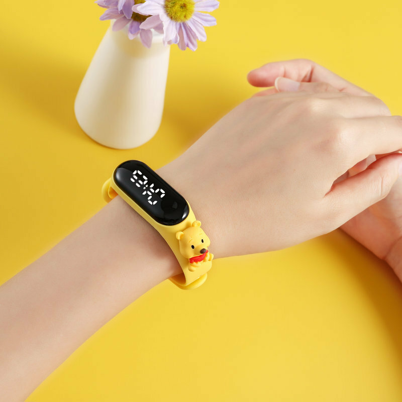 Disney orologio sportivo impermeabile per bambini Smart Watch orologio elettronico da esterno con bracciale in Silicone per bambini orologi digitali