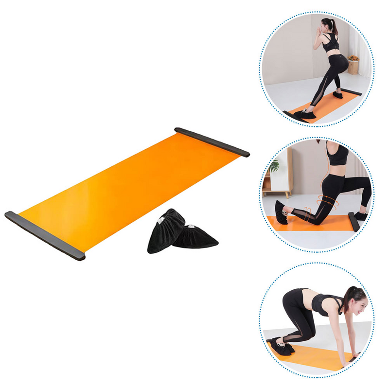 Indoor Workout Fitness Slide Board, Icehockey Exercício Board