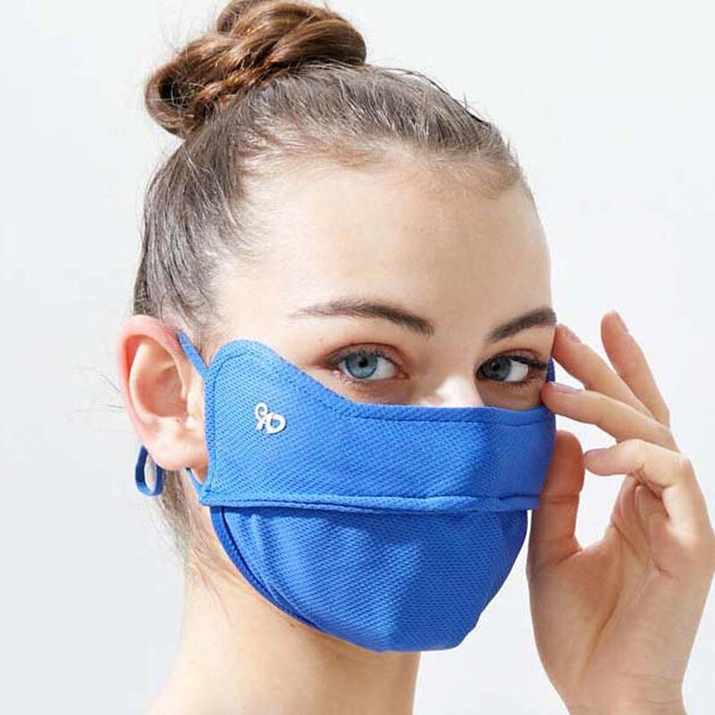 Anti-UV Face Cover Ice Silk Mask protezione UV visiera maschera per la protezione solare sciarpe per il viso estive copertura per il viso estiva ciclismo
