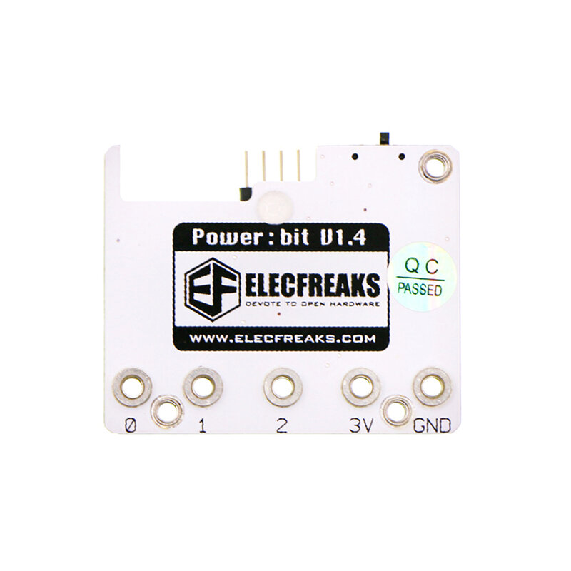 ELECFREAKS micro:bit Potência: bit Extension Board Alimentado por CR2025 Botão Bateria para Crianças Programa Microbit Dispositivos Wearable Assista
