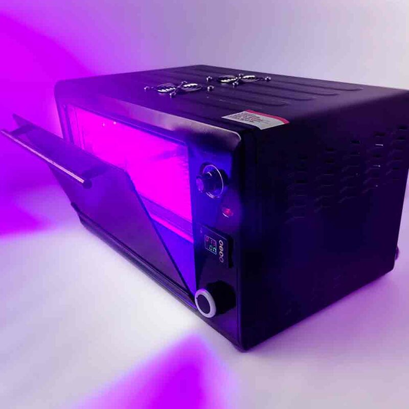УФ-печь большого размера, высокомощная коробка для отверждения ультрафиолетовым излучением, 395 нм, 405 нм, 3D-печать, УФ-клей, изогнутый экран, мобильный телефон