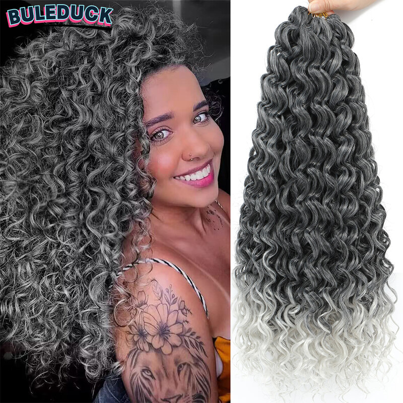 GoGo Curl Crochet Hair Braids Beach Curl Crochet Hair Water Wave Crochet Braids Curly Hair Extensions For Black Women
