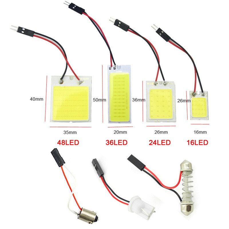 Cabin Light COB LED Light Panel Low Power Consumption Plug & Play 16/24/36/48 Piece Of Chip In-Car Reading Light
