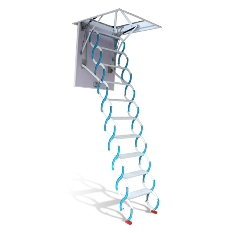 Телескопическая лестница, полуавтоматическая Вилла из титановой и магниево-углеродистой стали, усиленная дуплексная невидимая Бытовая