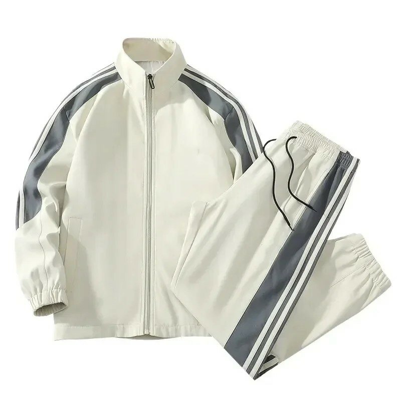 Комплект спортивный мужской из куртки и брюк, брендовый комплект одежды для спорта