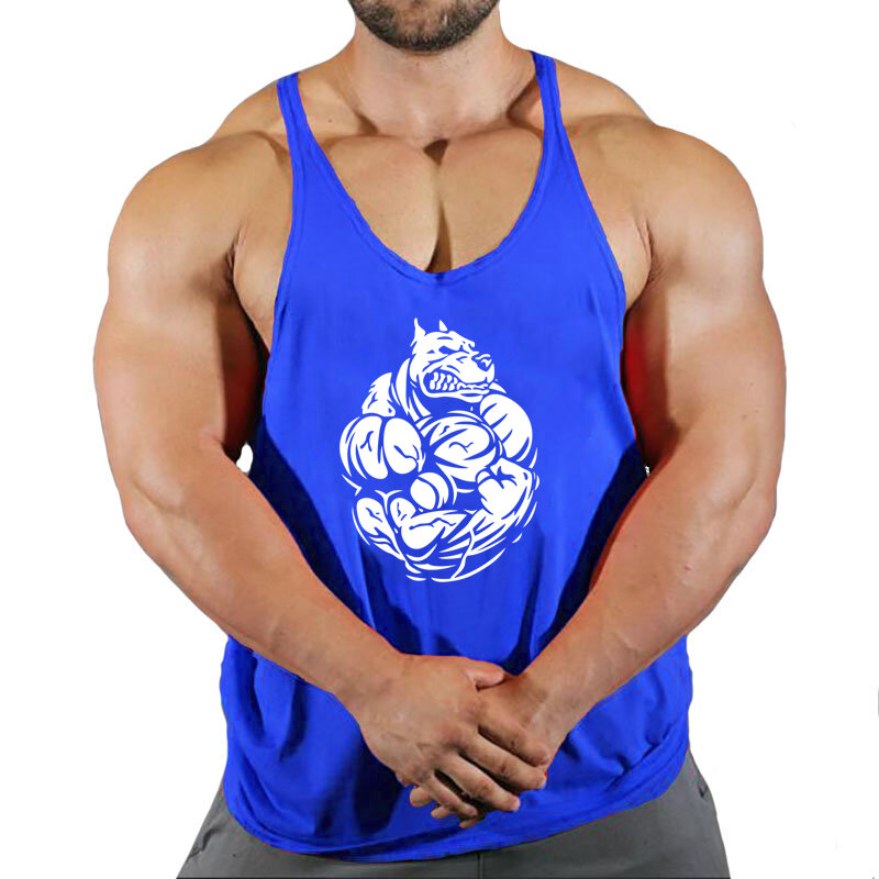 Fitness Man Gym Clothing Bodybuilding Shirt Men Men's Vest Sleeveless Sweatshirt Stringer T-shirts Suspenders Man Top Singlet