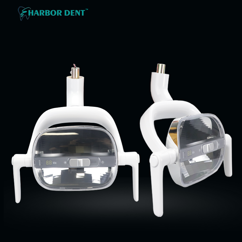 Dental lâmpada led refletir lâmpada luz oral para a operação de odontologia cadeira indutivo infravermelho spotlight lâmpada shadowless