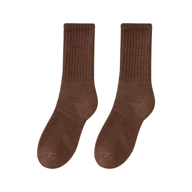 Women's autumn and winter stockings plus velvet thickened warm mid-calf socks for women