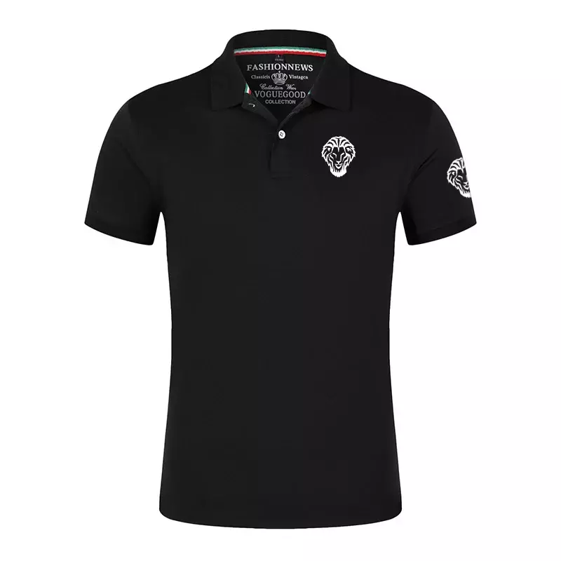 Leon Athletic Club De paris Polo moda uomo 2024 estate uomo t-shirt di colore puro a maniche corte Slim Streetwear