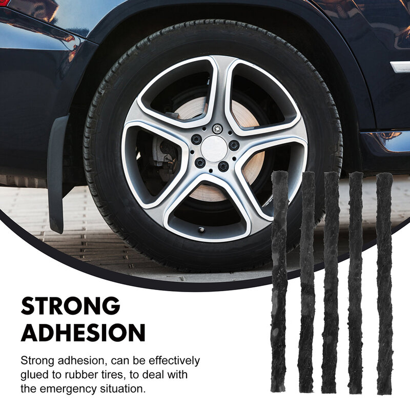 50Pcs car bicycle tire tubeless tire sealing strip plug tire puncture repair repair Tubeless Striscia di Tenuta Spina Pneumatico