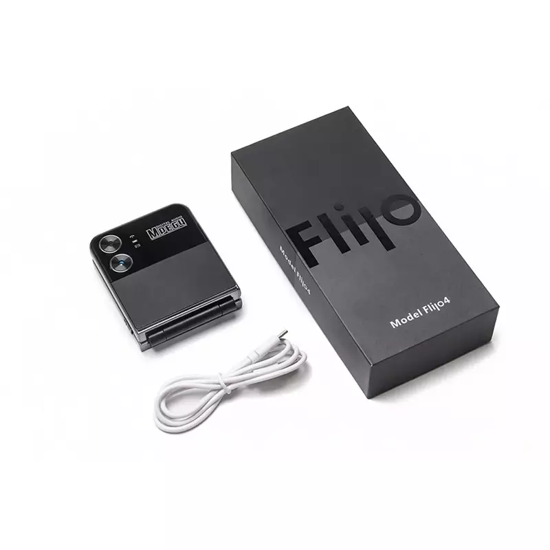 UNIWA-Fold Flip Phone para Idosos, Tela Dupla, Botão Grande, Único Nano, 2G, 10CPS, 1400mAh Bateria, F265