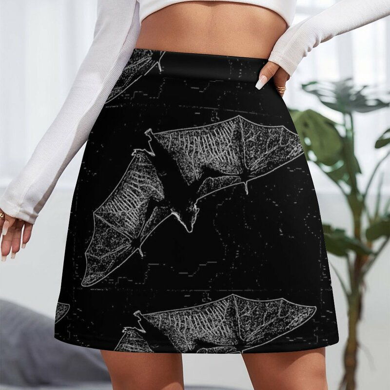 batty for bats Mini Skirt outfit korean style Miniskirt midi skirt for women Sexy mini skirt