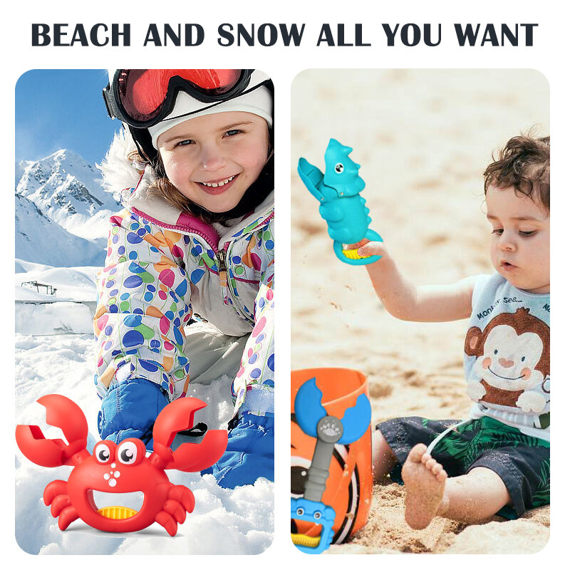 Z30 New Cute Children Beach Maker Clip aragosta Grabber Claw Game grande novità regalo bambini divertenti scherzo giocattoli gioca strumento regalo giocattoli d'acqua