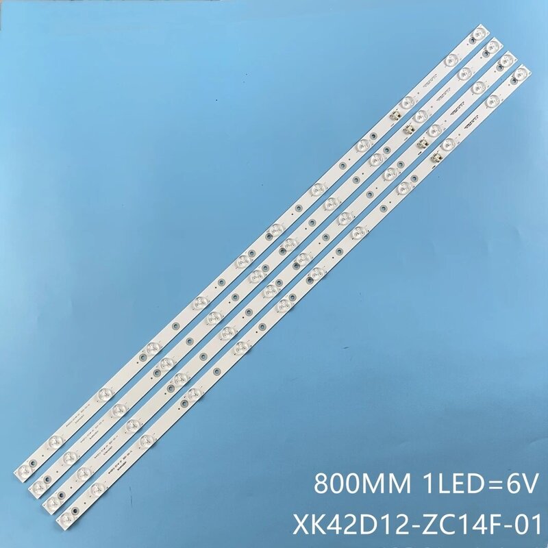 Tira de retroiluminação LED, 12 Lâmpada para TK-42HV, STV-LC42T400FL, E42H35, LE42F18, LE42H35, XK42D12-ZC14F-01, 0d42D12-ZC15F-03, 303XK420031