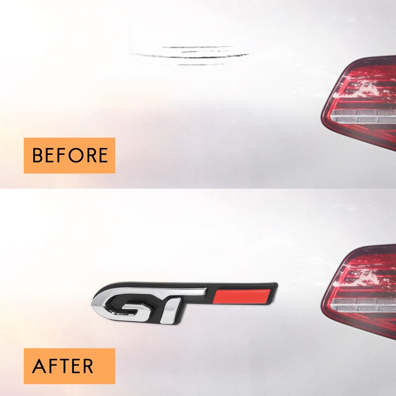 สติกเกอร์สไตล์รถ3D สุดเท่ GT Design สำหรับสติ๊กเกอร์ติดรถยนต์แฟชั่น