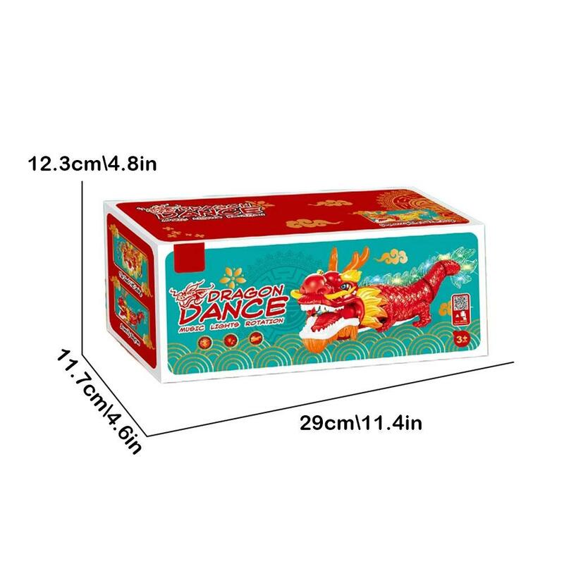 Electric Dragon Toy Dancing Swinging Dragon Toy Dragon With Light And Music Festival New Year Gift Mascot Kid's Interactive Toys