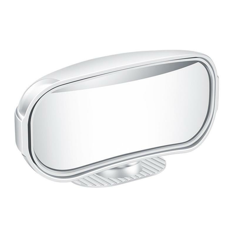 Espejo de punto ciego convexo, gran angular de 360 grados, ajustable, transparente, para estacionamiento, accesorios exteriores de coche
