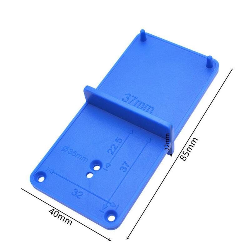 1Pc Woodworking Drilling Guide Locator Hole Opener Template For 35/40mm Hinge Hole Cabinet Furniture Punching Carpentry Tool