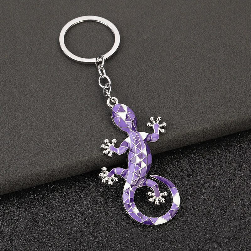 keychain lizard Gecko Key Chain Key Ring Pendant Bag Charm Keychain Drop Ship Cute Trendy Animal Jewelry For Women