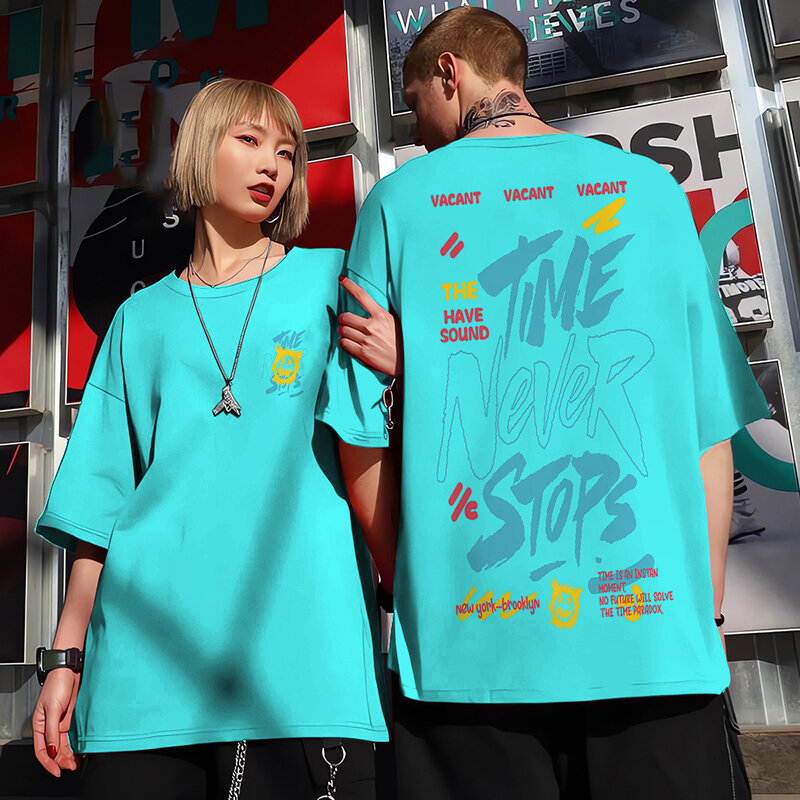 Couple Models Summer T-Shirt Short Sleeved Tops Fashion 3d Printing Clothing New Mens T-Shirt Casual Street Loose Oversized Tees