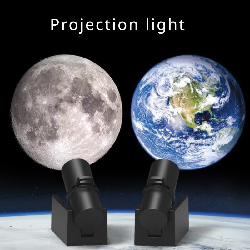 Проектор заряжаемый земля Луна фотография проекция земля реквизит творческая атмосфера фотография светильник 2