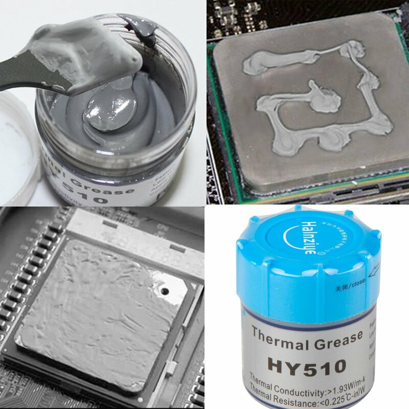 Pasta térmica de silicona de 10g, disipador de calor para CPU, GPU, Chipset, crema de refrigeración para ordenador portátil