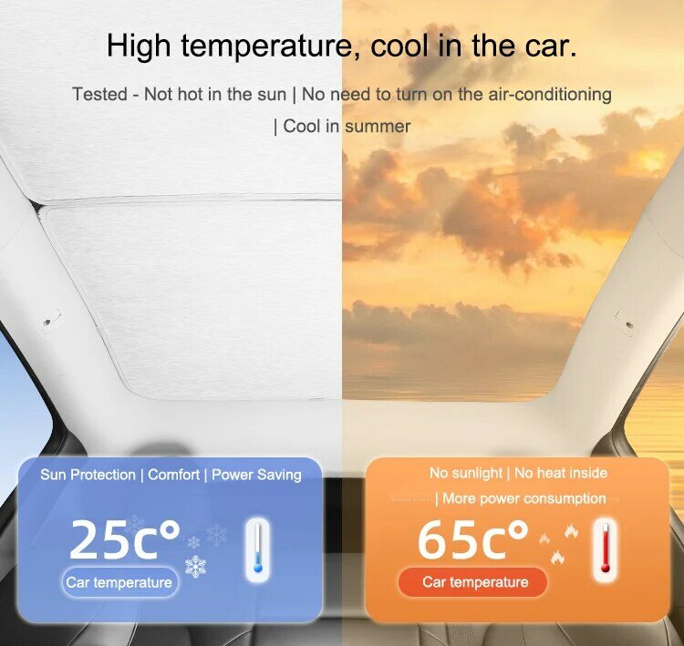 Camurça Sun Shades para Tesla Model 3 Y, fivela de pano de gelo, Sun Pare Glass, teto solar traseiro dianteiro, novo acessório Clarabóia, 2021-2024
