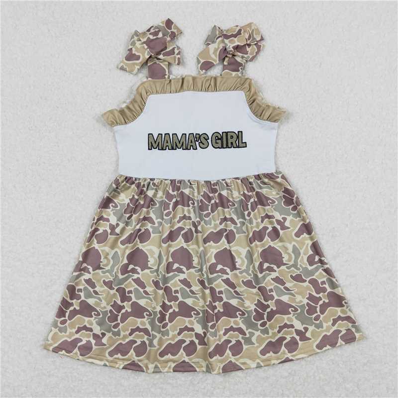 wholesale western boutique baby girls clothes Embroidered lettering multicoloured check lace bow teal flying sleeve skirts