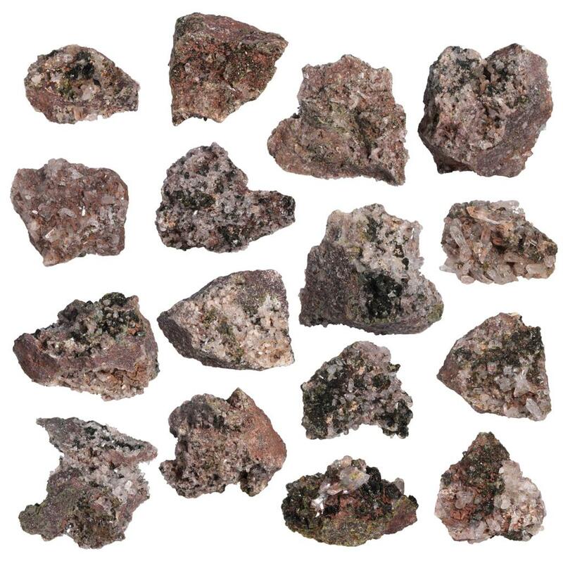 천연 원시 에피도트 크리스탈 석영 치유 보석 광물 표본, 데스크탑 장식품, 홈 데코, 10-99g
