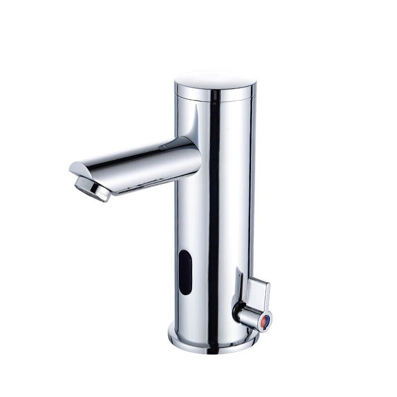 Automatic Sensor Sink Faucet Cold Hot Mixer Tap Deck Mounted Bathroom Basin Faucets smart faucet sensor