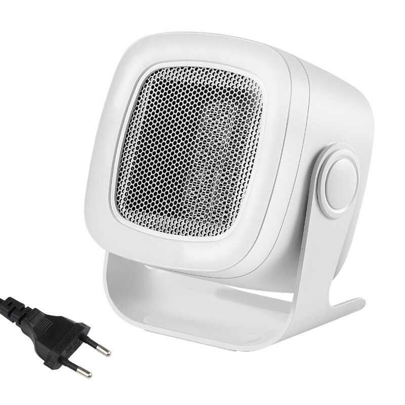 1 Pcs Portable Desktop Heater Warm Air Blower Electric Heater AC100-240V EU Plug For Home Use