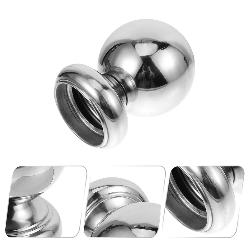 Stair Railing Ball Spherical Stairway Finial Stainless Steel Handrail Finial Ball for Hotel